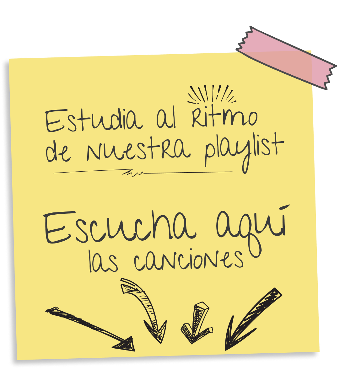 Estudia al ritmo de nuestra playlist. Escucha aquí las canciones.